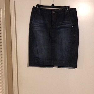 Express X2 denim skirt